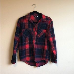 Urban outfitters red and black flannel